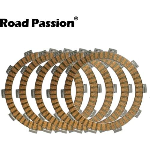 Road Passion 5pcs Motorcycle Clutch Friction Plates Kit For Yamaha Trailway TW200 1987-2014 TW225E 2002-2007 TW125 1999-2004