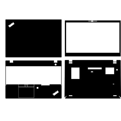 KH Carbon fiber Laptop Sticker Skin Decals Cover Protector for Lenovo ThinkPad T15 Gen1 15.6"