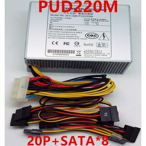 New Original PSU For Dahua DVR NVR 20Pin SATA*8 220W Switching Power Supply PUD220M