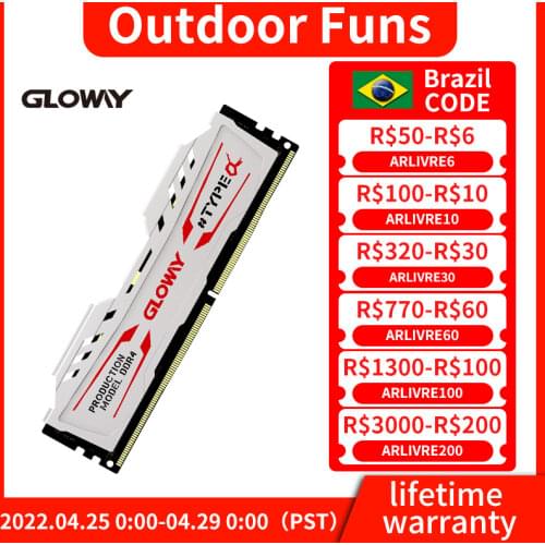 Gloway new arrival 8GB 16 GB 32GB DDR4 PC 2666mhz 3000Mhz PC memoria RAM 32GB DIMM high performance