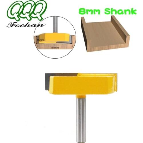 QQQ 8/12/12.7mm Shank 1/2 Bottom Cleaning Router Bit Straight Bit Clean Milling Cutter for Wood Woodworking Bits Cutting