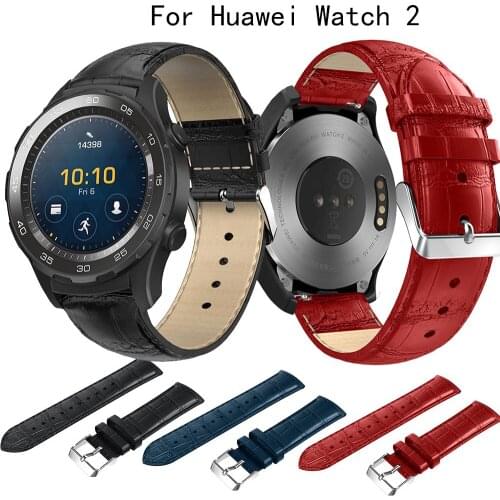 20MM Leather Strap For Huawei Watch 2/GT 2 42MM Smart Watch Band PU Wristband Accessories Bracelet For Honor Magic 2 42MM Correa