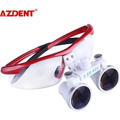 Dental Magnifying Glass Loupe 3.5X-R Binocular Loupe Surgery Surgical Magnifier Medical Operation