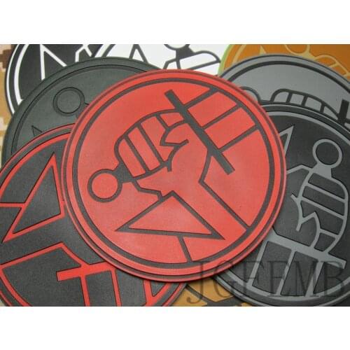 Hellboy B.P.R.D.Tactical Morale 3D PVC patch Bureau of Paranormal Research and Defense 10cm*10cm