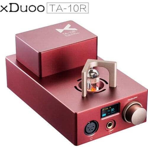 XDUOO TA-10R Headphone Amplifier AK4493EQ XU208 Tube AMP USB DAC 2000mW Output 384Khz DSD256 RAC Optical Coaxial Input