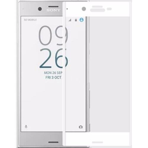 Full Cover Curved Tempered Glass For Sony Xperia XZ1 Screen Protector protective film For Sony Xperia XZ1 Compact glass