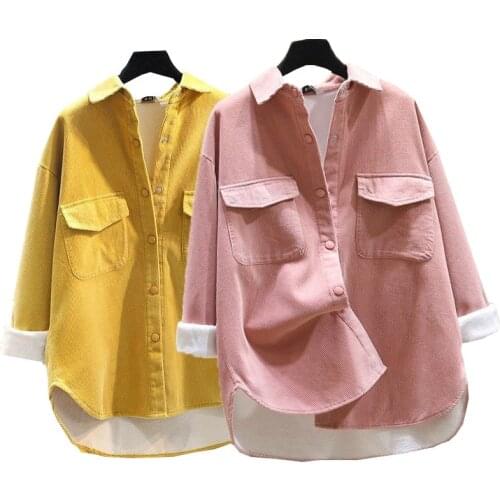 Ong-Sleeved Womens Summer Wear2021 New Loose Design Pure color fashion T-shirt Enlarged, widened and velvet autumn winter top