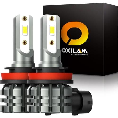 2PCS For Nissan Qashqai J11 J10 Leaf Juke Pathfinder Frontier Versa 2000LM Drl Led H8 H9 H11 Led Fog Lights Bulbs Lamp DC 12V