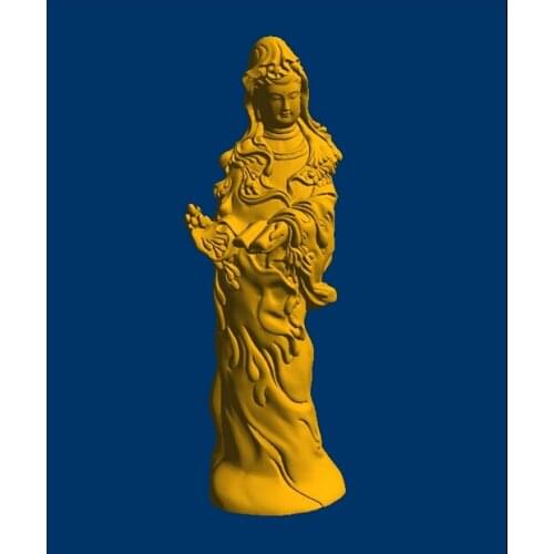 3D model relief stl format for CNC Goddess Of Mercy_31 STL
