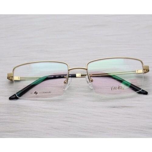 Pure Titanium Eye Glasses Frame For Men Designer Clear Lens Eyewear Fill Prescription Transparent Monturas De Lentes