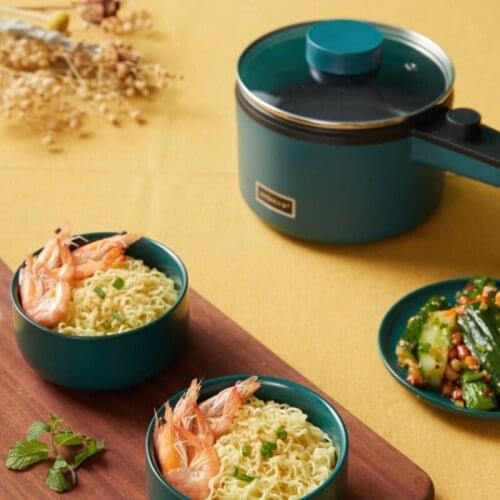 220V Electric Cooking Pot Multi-Function Household Cooker Student Dormitory Integrated Electric Frying Pan Noodles Cooking Pot