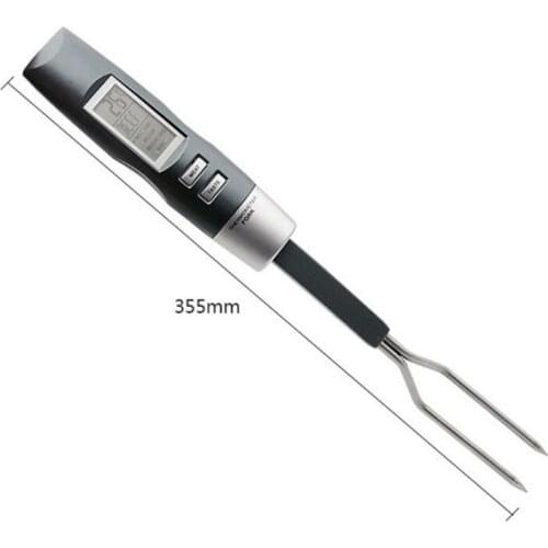 Electronic Intelligent BBQ Barbecue Fork Thermometer Instant Read Digital Display Kitchen Food Cooking Probe Tool