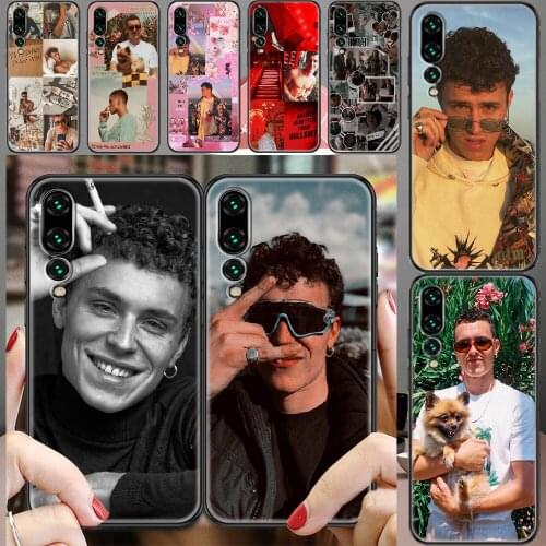 Spanish Aron Piper Elite Phone case For Huawei P Mate P10 P20 P30 P40 10 20 Smart Z Pro Lite 2019 black trend shell painting