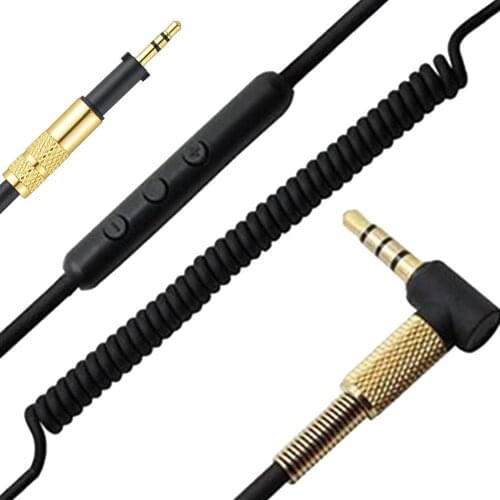 OFC 2.5mm Spring Replacement Cable Extension Cord Wire for Pioneer HDJ-700 HDJ-1500K HDJ-500S HDJ 700 1500K 500S DJ Headphones