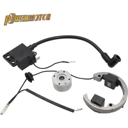 Motorcycle Ignition Coil Stator Flywheel Kit Magneto Replacement For 50 SX 50cc Pro Senior Junior JR SR KTM50 2001-2013