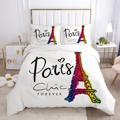 3D Bedding Set Europe Double Duvet Cover Set 2-3PCS Quilt Case Pillowcases Nordic Bedclothes Customize any size design