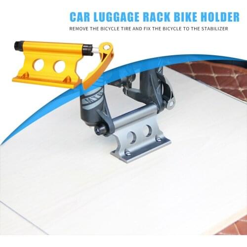 MTB Road Bike Front Fork Stand Holder Bicycle Quick Release Fixed Clamp Car Travelling Riding Supplies Accessories