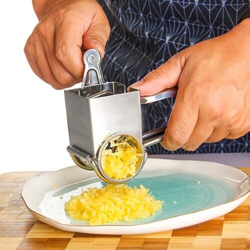 Stainless Steel Multifunction Manual Cheese Grater Hand Crank Veggie Chopper Grinder Cutter Kitchen Gadgets And Accessories