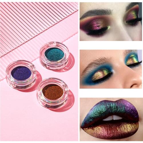 Optical Chameleon Eyeshadow Diamond Gloss Shiny High Gloss Mono Eyeshadow eyeshadow pallete eyeshadow pallete wholesale