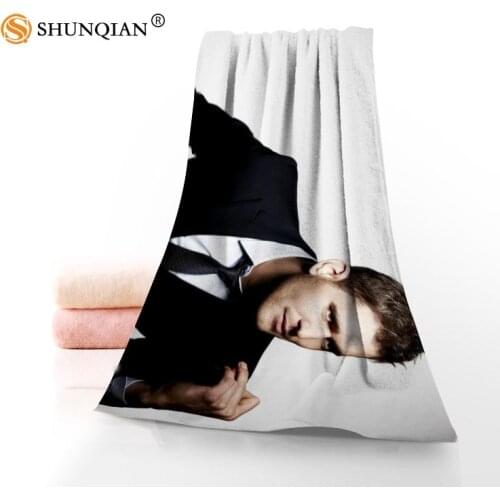 Custom michael buble Towels Microfiber Fabric Popular Face Towel/Bath Towel Size 35x75cm, 70x140cm Print your picture