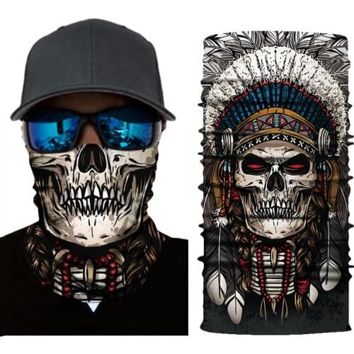 3D Seamless pharaoh Magic Bandana Neck Gaiter Summer Thin Tubular Ring Scarves Sun Guard women snood Headband Scarf Bicycle Men