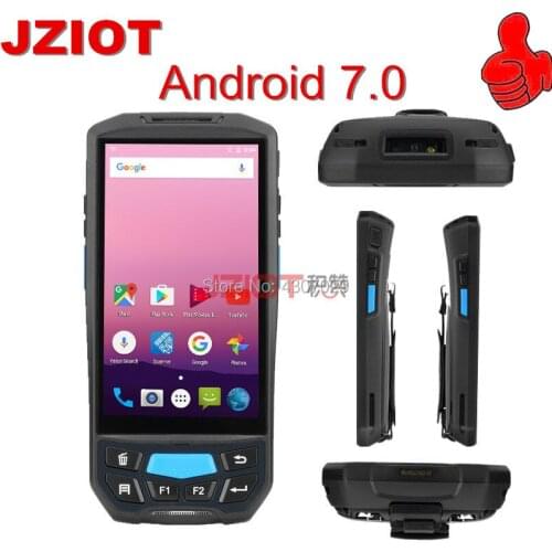 4G WIFI BT mobile data collector handheld android PDA 1D 2D barcode scanner with display support 125khz rfid reader LF Inventory
