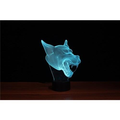 30% Off All Saints Day Souvenir 3D Led Nite Lite Werewolf Shape with FCC/UL Certificate YJM-3151