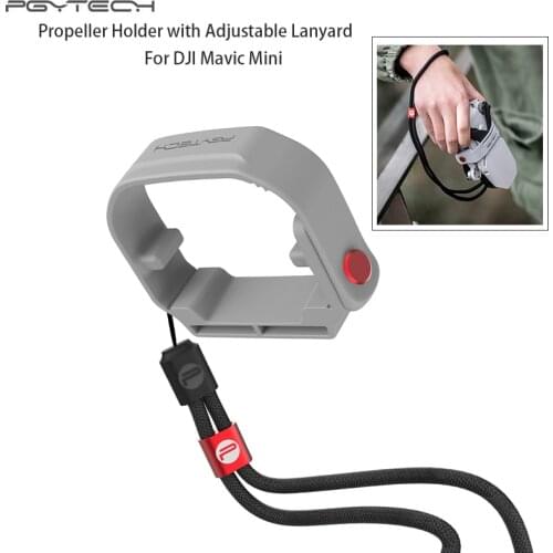 PGYTECH New Foldable Silicone Mavic Mini Propeller Holder with Adjustable Lanyard For DJI Mavic Mini 2 Accessories