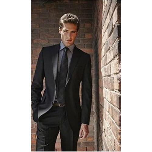 Custom Made Men Wedding Groom Tuxedos Groomsmen Best Man Suit Party Men Tuxedo