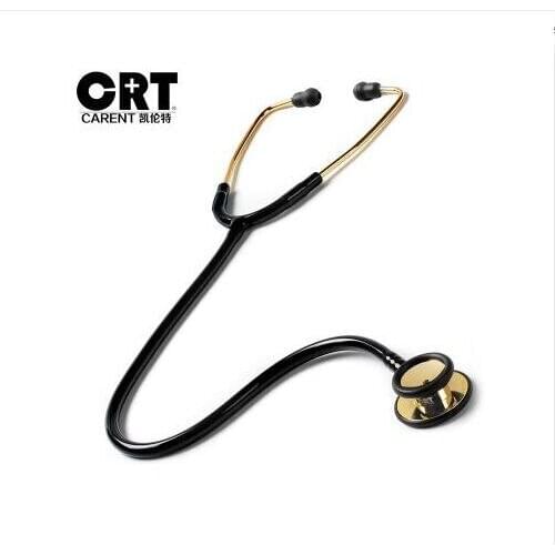 High quality CRT medical double head stainless steel stethoscope doctor use listen fetal heart