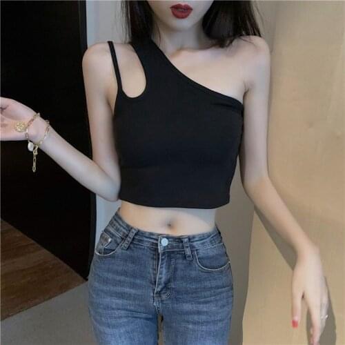 Women Corset Tops Summer Off-Shoulder Spaghetti Straps Sleeveless Short Top Womens Clothing Tank Camis Crop Top For Women