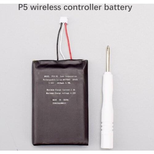45BA Integrated Replacement Battery Pack 2650mAh 3.65V Rechargeable Lithium Batteries with Screwdriver Compatible with PS5