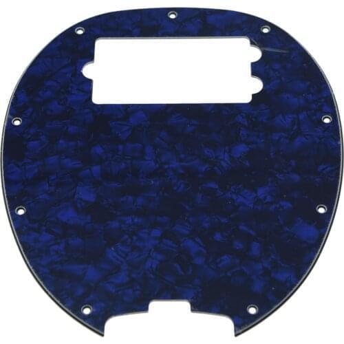 Bass Pickguard MusicMan Stingray MM4 Scratch plate for Music Man MM2 4 String Guitar Parts Blue Pearl