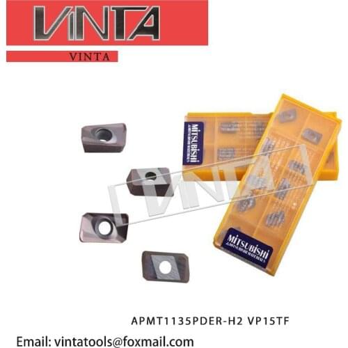 Free shipping APMT1135PDER-M2 / APMT1135PDER-H2 / APMT1604PDER-M2 / APMT1604PDER-H2 VP15TF cnc carbide milling inserts