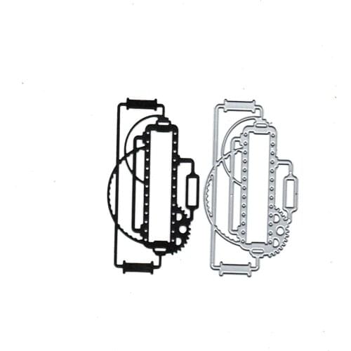 Julyarts 104*63mm Papier Scrapbooking Tools Diary Decoration Stencil Embossing Template DIY Greeting Card Handmade