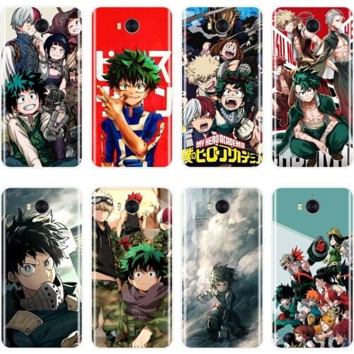 Phone Cover For Huawei Y5 Y6 Y7 Prime 2017 2018 Y9 2019 Case Silicone Boku No Hero Academia For Y3 Y5 Y6 II Y7 Pro Phone Case
