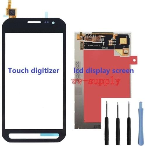 For Samsung Galaxy Xcover 3 G389 SM-G389F Touch Screen Digitizer Sensor + LCD Display Screen + Adhesive + Kits