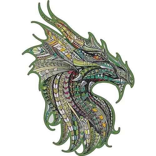 Wooden Puzzles For Kids Adult Dinosaur Shape Jigsaw Pieces Children Diy Wooden Puzzle For Adutl Best Christmas Gift 3D Puzzle