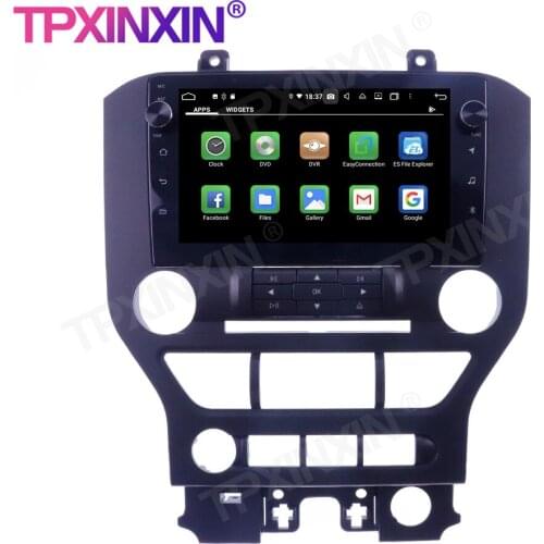 For Ford Mustang 2015-2018 Android Wireless Carplay GPS Car Multimedia Player Headunit Audio Radio Navigtion Tape Recorder IPS