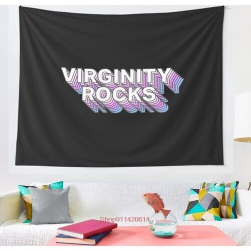 Virginity Rocks tapestry Art Tapestry Ins Tapestry Household Bedside Decoration Cloth Hanging Tapiz