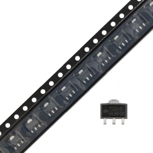 HT7533-3 SOT-89 3.3V/100mA Low Dropout Linear Regulator (LDO) New and Original