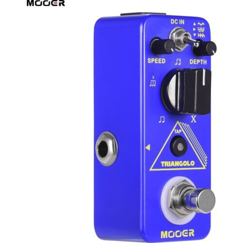 Mooer Triangolo Digital Tremolo Pedal Electric Guitar Effect Pedal True Bypass Micro Series Compact Pedal guitar accessories