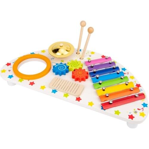 Learning & Education Toy Musical Instrument Wooden infant educational toy baby Hand on piano toy baby music learning toys sale