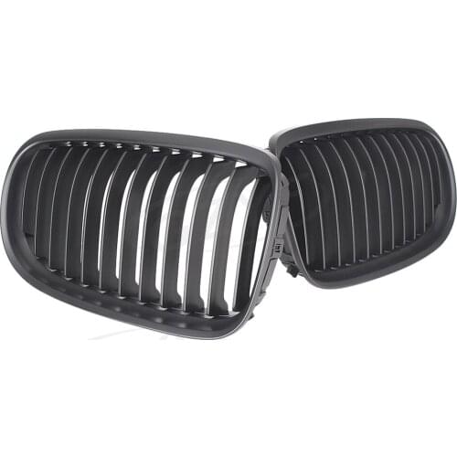 2pcs Auto Car Front Kidney Grilles For 2009-2011 E90 LCI 3-Series Sedan & Wagon 323i 325i 328i 330i 335i ABS Plastic