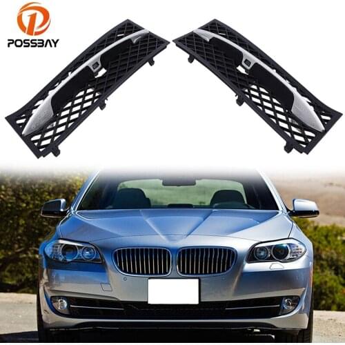 POSSBAY Car Front Lower Bumper Racing Grill Grilles for BMW 5 Series F10/F18 Sedan/Wagon 2011 2012 2013 Pre-facelift