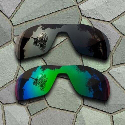 Grey Black&Jade Green Sunglasses Polarized Replacement Lenses for Oakley Offshoot