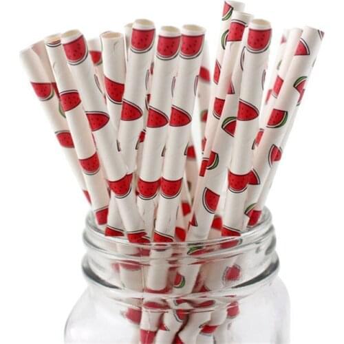 100pcs Party Tableware Straws for Drinks Unicorn Birthday Childrens Decoration Drinking Straw Flamingo Baby Shower Table