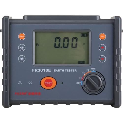 FUZRR FR3010E Ground Resistance Soil Resistivity Tester Four-wire Ground Resistance Tester Soil Resistivity / Ground Voltage