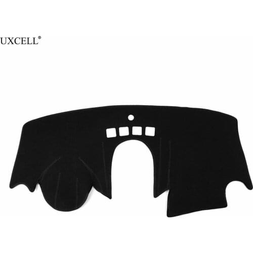 Uxcell Car Dashboard Cover Nonslip Black Dash Mat Sun Pad for 2015-2016 Ford Fiesta