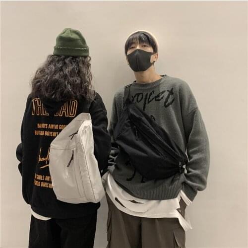 Large Capacity Storage Waist Bag Canvas Fanny Pack For Men Big Blet Bag Multi-Functional Chest Bags Banana Waist Packs